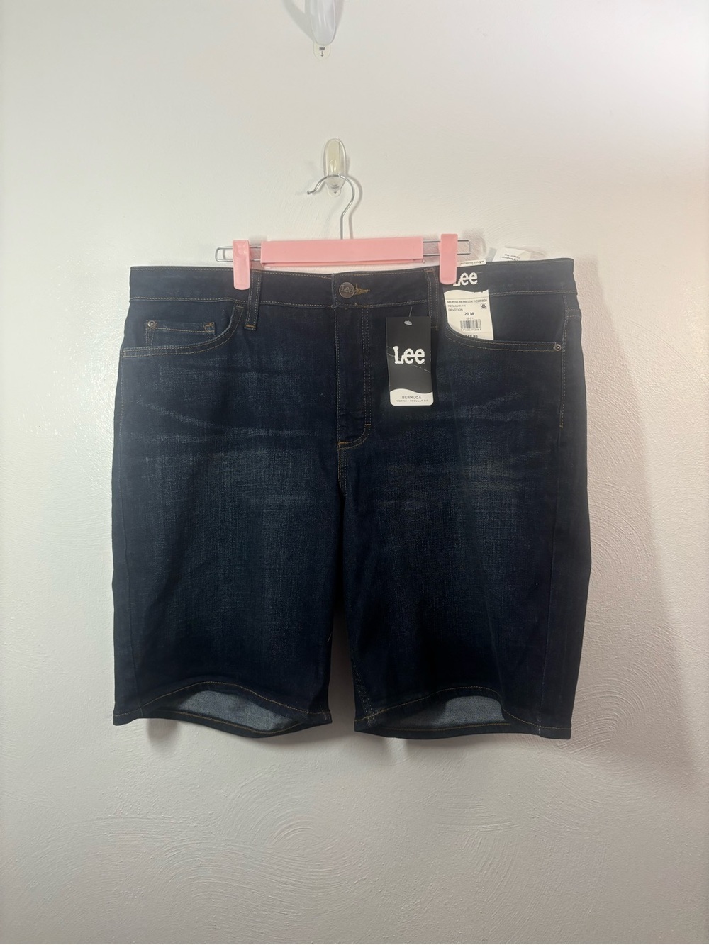 Lee Mid-Rise Denim Bermuda Shorts Size 20M